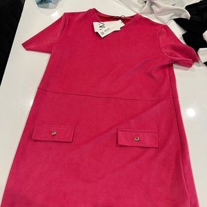 Zara pink mini dress